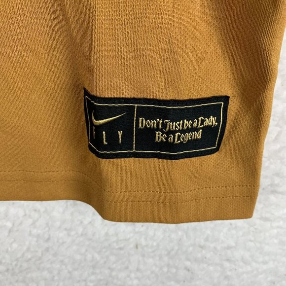 Nike Swoosh Fly Basketball Jerseys Womens Small Brown Dri-Fit Tank Top 7094 - Picture 5 of 9